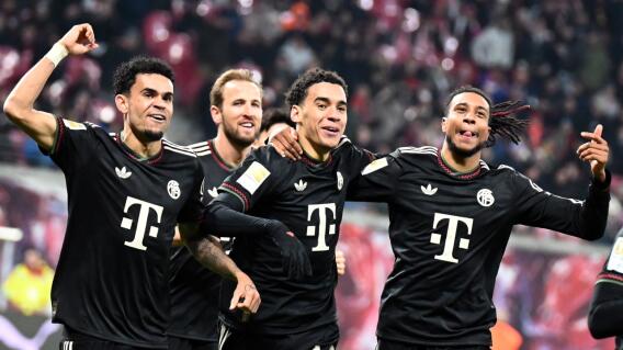 Luis Díaz en juego con Bayern Múnich.