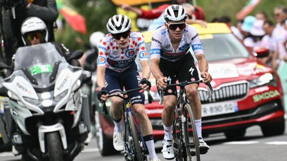 Jonas Vingegaard y Remco Evenepoel, favoritos a ganar el Tour de Francia, en la alta montaña del Tour de Francia Jonas Vingegaard y Remco Evenepoel, favoritos a ganar el Tour de Francia, en la alta montaña del Tour de Francia