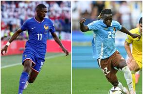 Jérémy Doku y Ousmane Dembélé. Jérémy Doku y Ousmane Dembélé.