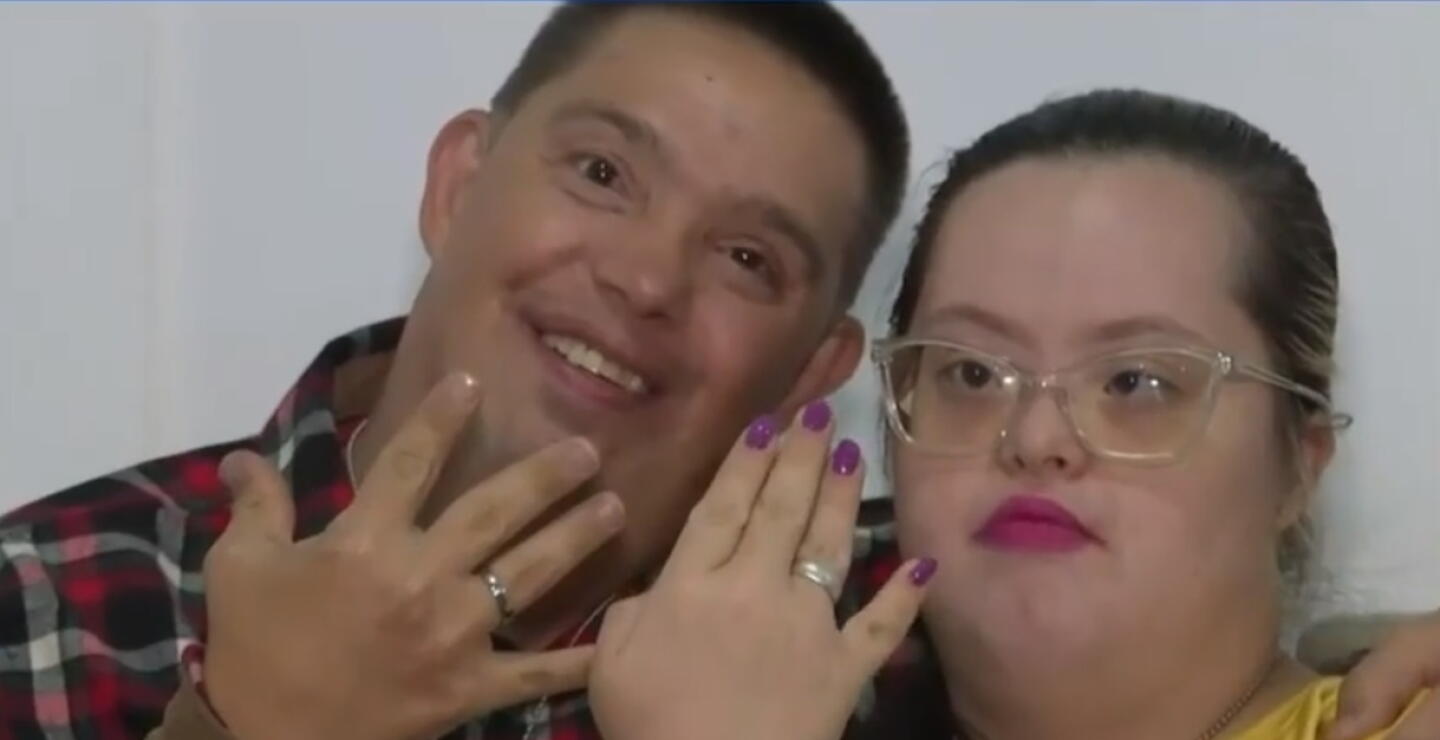 El amor de una pareja con síndrome de Down: vea lo que han hecho para llegar al altar