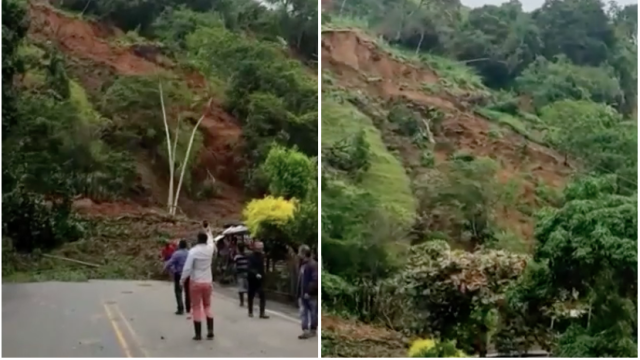 Emergencia en Rosas, Cauca: impactantes imágenes de derrumbe en vía Panamericana Emergencia en Rosas, Cauca: impactantes imágenes de derrumbe en vía Panamericana