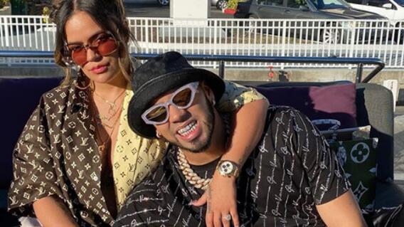 Karol G y Anuel / Tomada de Instagram.