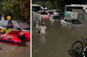 Inundaciones en el norte de Bogotá ocasionaron emergencias
