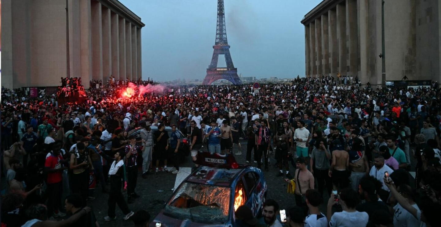 Celebraciones en París por triunfo de PSG