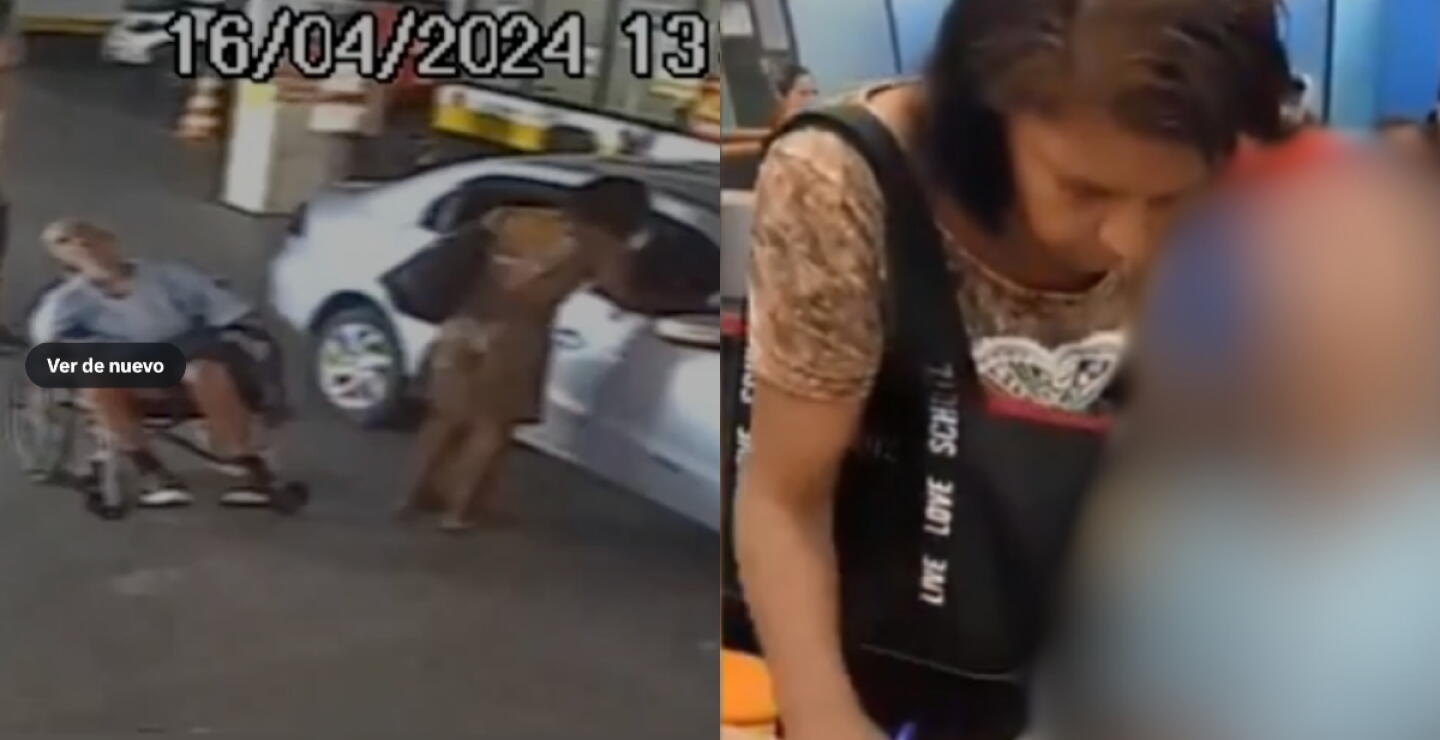 Nuevos videos muestran cómo llegó la mujer con su tío muerto a un banco en Brasil