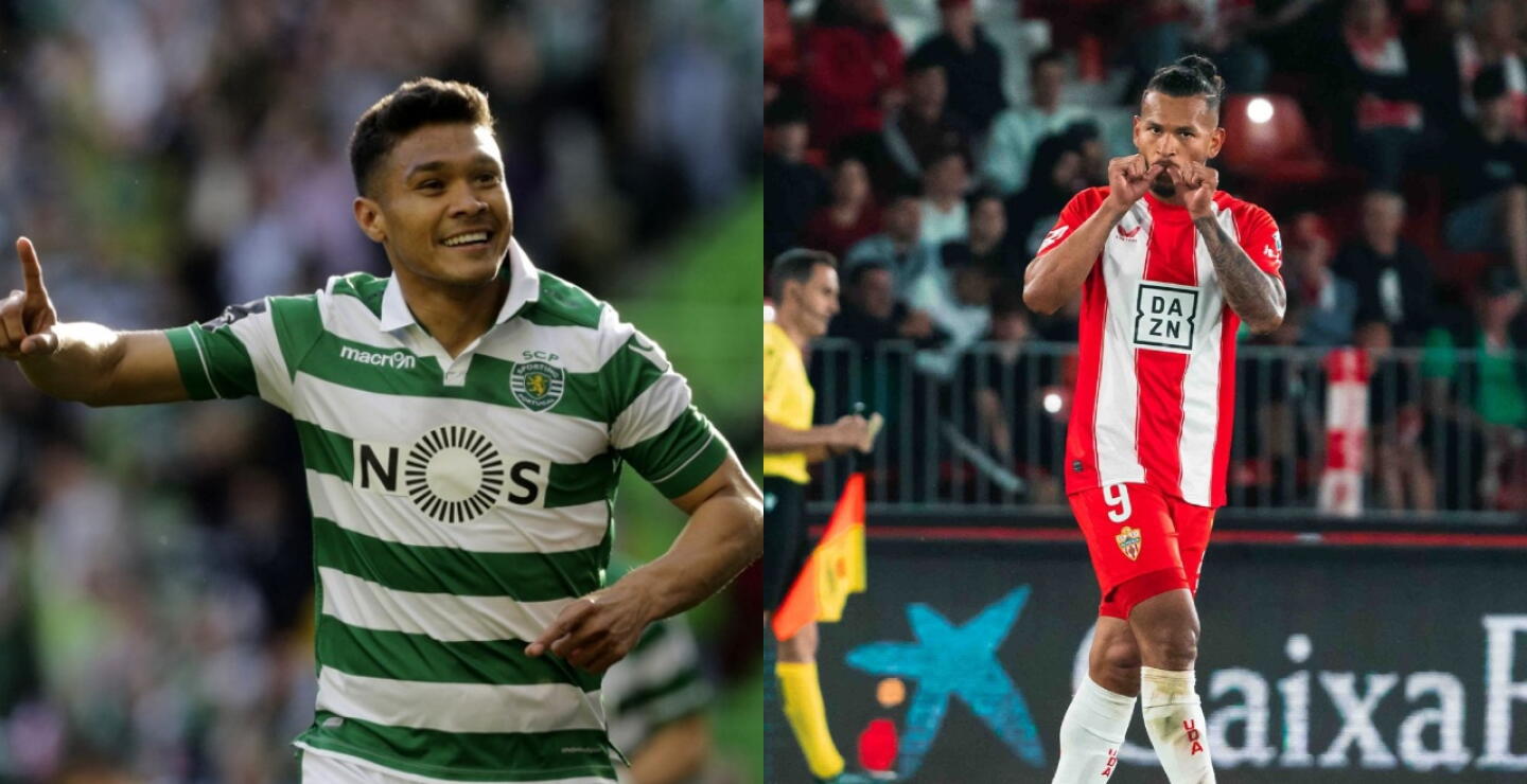 Teófilo Gutiérrez y Luis Javier Suárez, delanteros colombianos. 