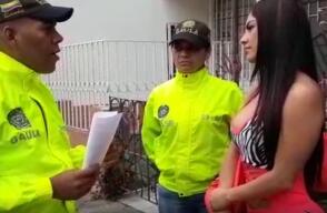 285888_Blu Radio / Así fue la captura de la presentadora de canal regional de Cali. Foto: Tomada del video.