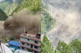 Impresionantes videos de inundaciones en Nepal: al menos 27 puentes destruidos y 400 desaparecidos