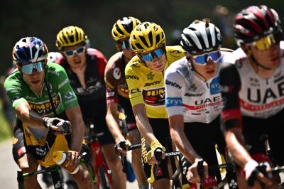 Grupo de favoritos en el Tour de Francia Grupo de favoritos en el Tour de Francia