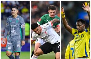 James Rodríguez, Luis Díaz y Jhon Durán James Rodríguez, Luis Díaz y Jhon Durán