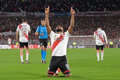 Miguel Ángel Borja, jugador de River Plate Miguel Ángel Borja, jugador de River Plate