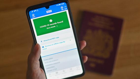 Pasaporte COVID- Foto referencia AFP Pasaporte COVID- Foto referencia AFP