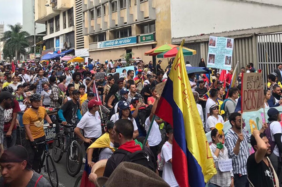 Estas son las concentraciones y marchas previstas para paro nacional