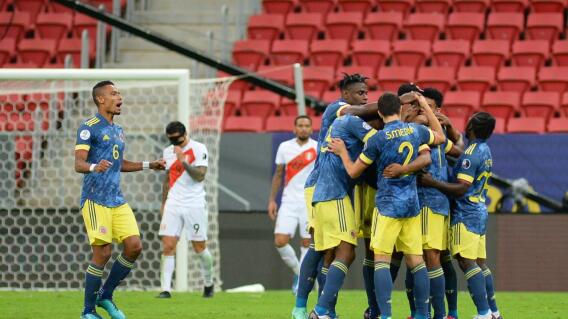 Selección Colombia celebra Selección Colombia celebra