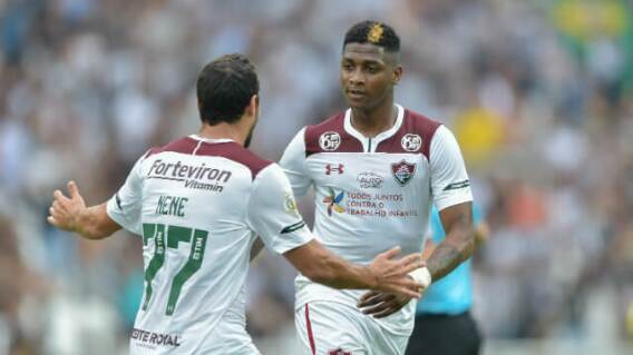 Yony González se destacó con un gol en el duelo entre Fluminense y Botafogo