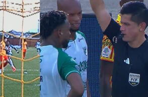 Leyser Chaverra fue expulsado en Pereira vs. Cali por la Liga BetPlay II-2026.
