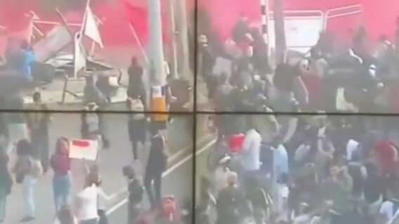 377391_Los desmanes quedaron registrados en videos de cámaras de seguridad. / Foto Cortesía