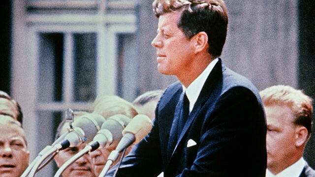 Recrean la voz de John F. Kennedy leyendo el discurso que daría el día de su asesinato