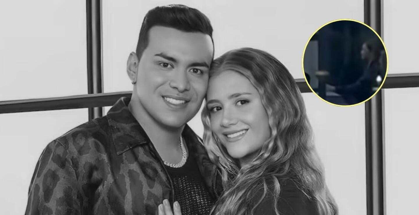 Esposa de Yeison Jiménez se aferra al féretro durante su velación