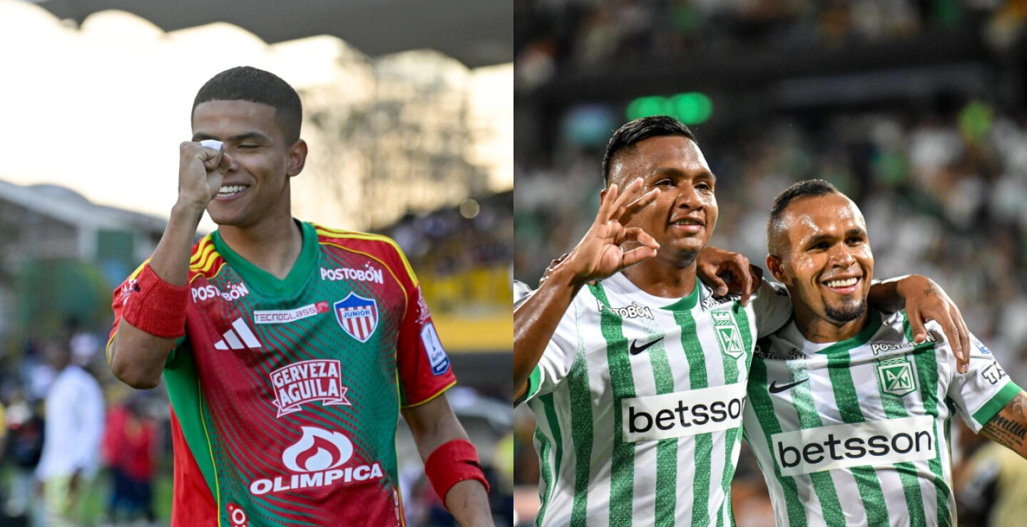 Junior recibe a Atlético Nacional por la Liga BetPlay II-2025.
