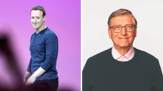 Bill Gates y Mark Zuckerberg Bill Gates y Mark Zuckerberg