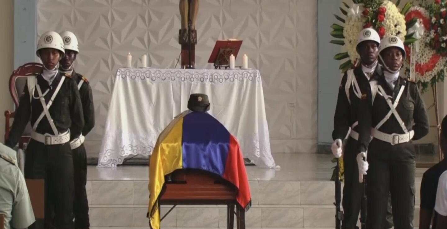 Así se vivieron las exequias de los tres policías asesinados en Morales, Cauca