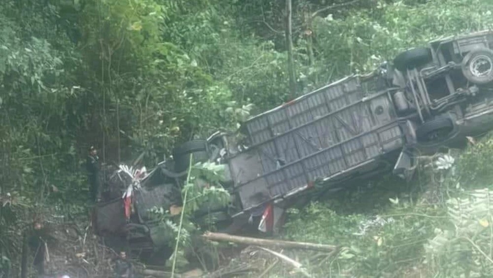 Accidente de bus en Santander