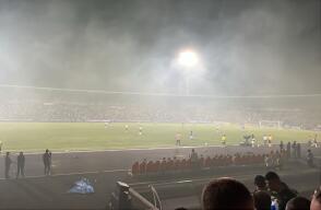 Acción de juego entre Millonarios y Llaneros, en la Liga Betplay. Acción de juego entre Millonarios y Llaneros, en la Liga Betplay.