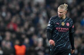 Erling Haaland, jugador de Manchester City, en la Champions League Erling Haaland, jugador de Manchester City, en la Champions League
