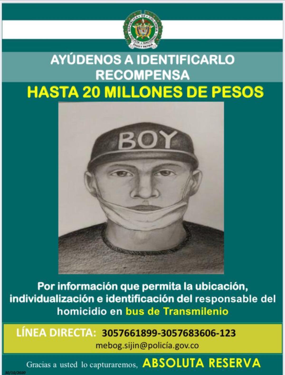 Retrato hablado asesino de Oswaldo Muñoz