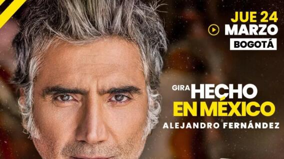 Alejandro Fernández presentará su concierto Colombia; gana tus entradas escuchando la mandamás Alejandro Fernández presentará su concierto Colombia; gana tus entradas escuchando la mandamás