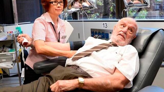 Donando sangre, este hombre salvó a cerca de dos millones y medio de bebés