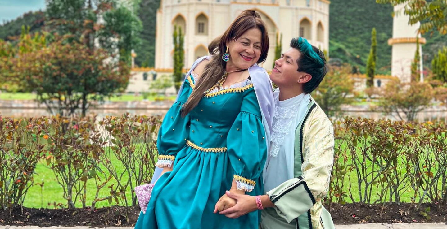 Alina Lozano y Jim Velásquez