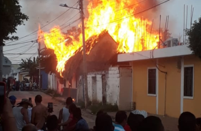 341763_BLU Radio/ Incendio en Juan de Acosta. Foto: Cortesía