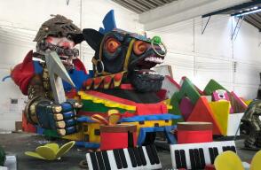 328528_Blu Radio/ Carrozas del Carnaval. Foto: BLU Radio