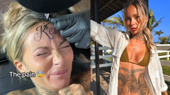 Mujer se tatuó el nombre de su pareja.jpg