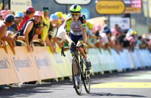 Louis Meintjes, ganador de la etapa 9 de la Vuelta a España Louis Meintjes, ganador de la etapa 9 de la Vuelta a España