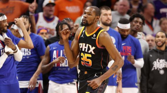 Kevin Durant, jugador de Phoenix Suns vs. Los Ángeles Clippers, en la NBA Kevin Durant, jugador de Phoenix Suns vs. Los Ángeles Clippers, en la NBA