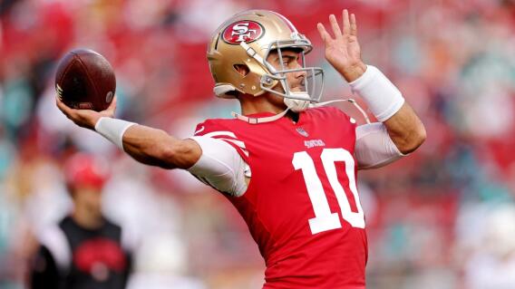 Jimmy Garoppolo, exjugador de los 49ers, en la NFL Jimmy Garoppolo, exjugador de los 49ers, en la NFL