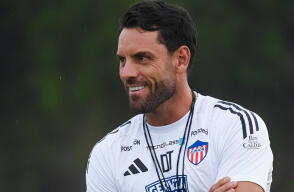 Sebastián Viera, técnico del Junior de Barranquilla.