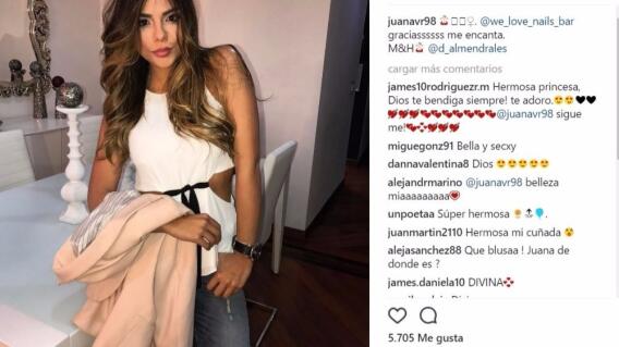 3478_La Kalle. Críticas a fotos de la hermana de James Rodríguez / Foto: Instagram @juanavr98 3478_La Kalle. Críticas a fotos de la hermana de James Rodríguez / Foto: Instagram @juanavr98