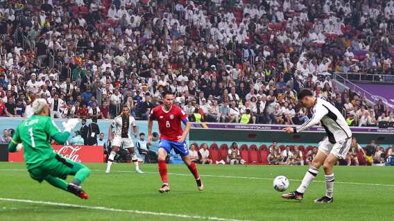 Kai Havertz en la acción del gol contra Costa Rica. Foto: Getty Images Kai Havertz en la acción del gol contra Costa Rica. Foto: Getty Images