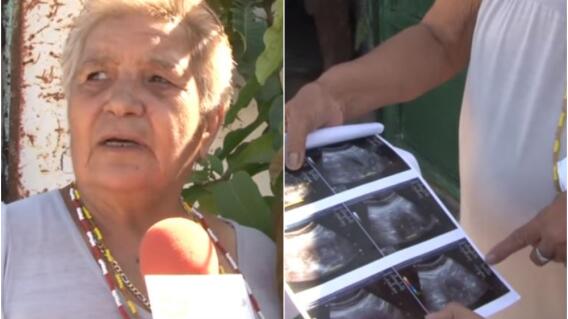 9673_La Kalle. Mujer de 71 años dice estar embarazada / Foto: captura de video 9673_La Kalle. Mujer de 71 años dice estar embarazada / Foto: captura de video