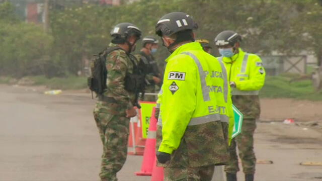 ¿Qué pasa con quienes policías y militares descubren violando la cuarentena en Bogotá?