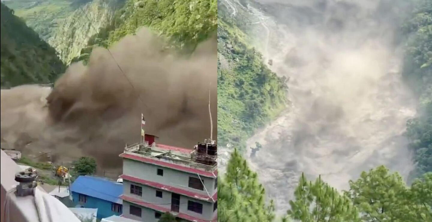 Impresionantes videos de inundaciones en Nepal: al menos 27 puentes destruidos y 400 desaparecidos