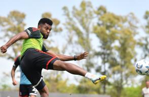 Miguel Borja, jugador de River Plate. Miguel Borja, jugador de River Plate.