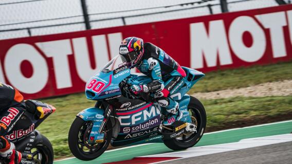David Alonso en el GP de las Américas en Moto2. David Alonso en el GP de las Américas en Moto2.