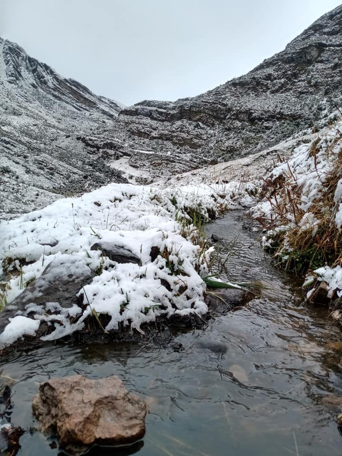 Nevada nieve en Güicán y el Cocuy en Boyacá