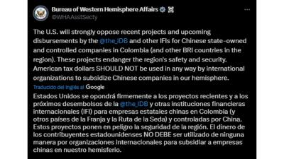 Publicación de la Oficina de Asuntos del Hemisferio Occidental de EE. UU. Publicación de la Oficina de Asuntos del Hemisferio Occidental de EE. UU.