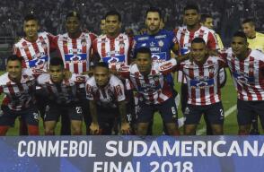 Junior de Barranquilla en la final de la Copa Sudamericana 2018.